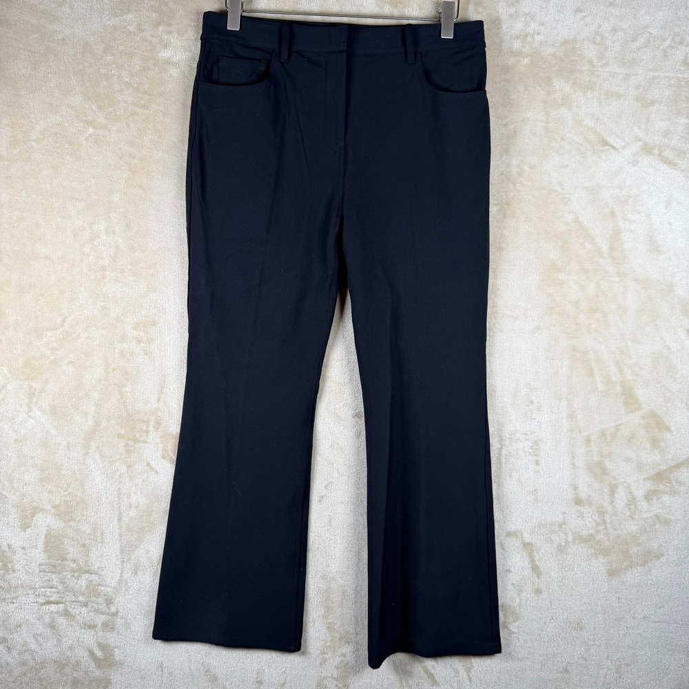 Theory Womens Size 6 Kick 5 Pocket‎ CL Black Bistretch 3 Flare Pants NWT Capsule